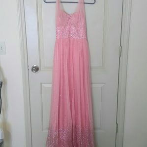 Prom Dress / Evening Gown Glitter Halter NEW